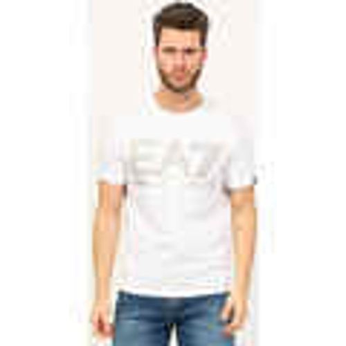 T-shirt & Polo T-shirt a maniche corte Logo Series in cotone - Emporio Armani EA7 - Modalova