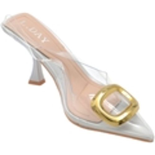 Scarpe Decollete scarpa donna a punta trasparente con nodo oro gioiell - Malu Shoes - Modalova