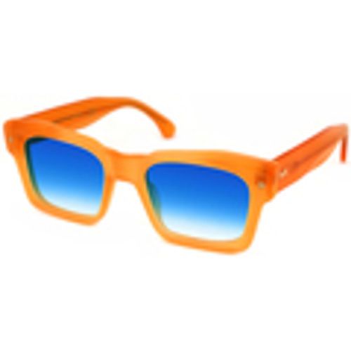 Occhiali da sole CAMPBELL Occhiali da sole, Arancione opaco/Azzurro, 51 mm - XLab - Modalova