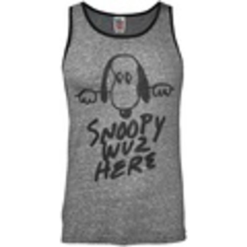 T-shirt senza maniche Snoopy Wuz Here - Junk Food - Modalova