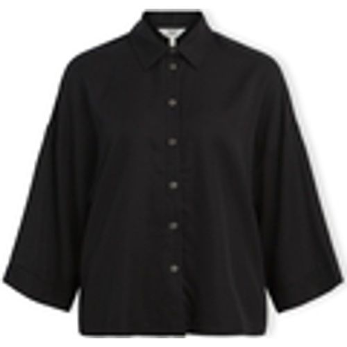 Camicetta Noos Tilda Boxy Shirt - Black - Object - Modalova