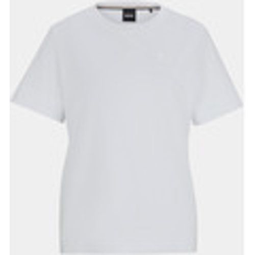 T-shirt & Polo T-shirt girocollo donna con monogramma doppio ricamato - Boss - Modalova
