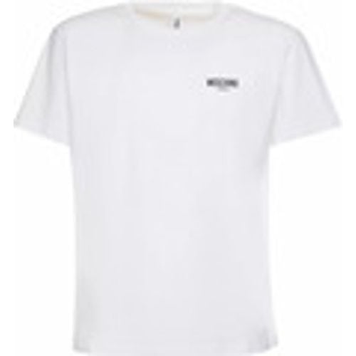 T-shirt & Polo t-shirt bianca logo nero - Moschino - Modalova