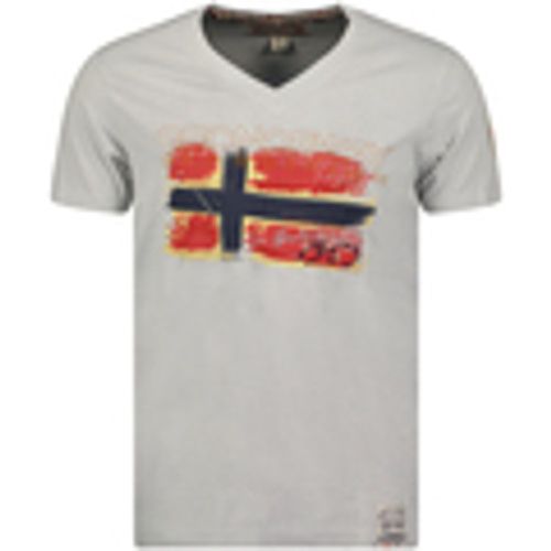 T-shirt SW1561HGN-LIGHT GREY - Geo Norway - Modalova