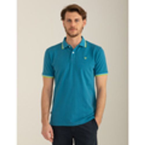 Polo Polo a manica corta in piquet stretch FM24S03QU - Fred Mello - Modalova