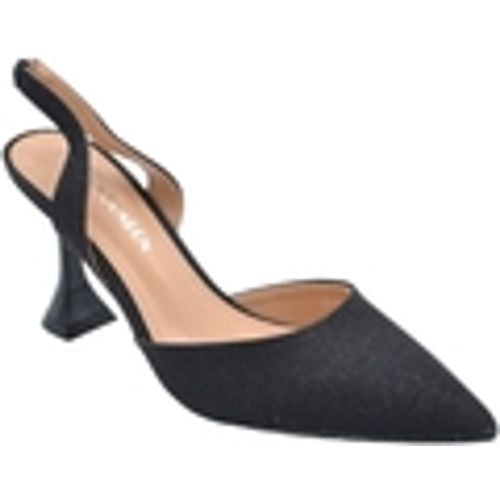 Scarpe Decollete scarpa donna slingback a punta in tessuto satinato ne - Malu Shoes - Modalova