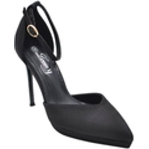 Scarpe Decolette' donna in tessuto raso con punta tacco sottile 1 - Malu Shoes - Modalova