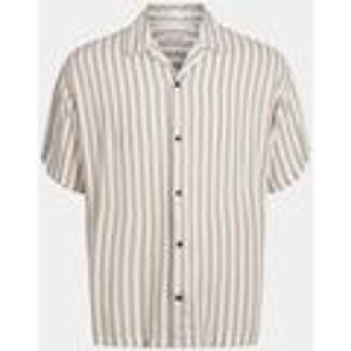 Camicia a maniche lunghe 12249367 RESORT STRIPE-CROCKERY - jack & jones - Modalova