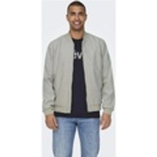 Giubbotto ONSLUCAS FKE SUEDE BOMBER OTW - Only & Sons - Modalova