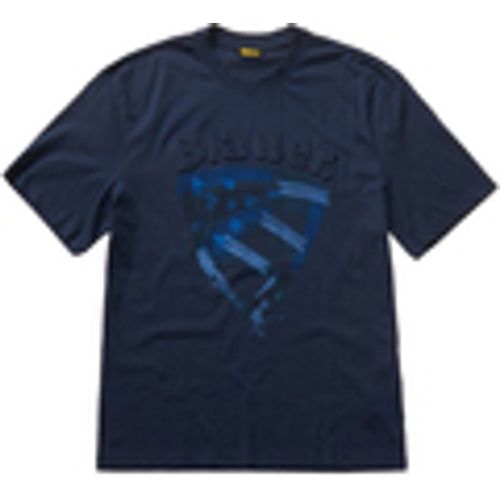 T-shirt & Polo T-shirt navy in cotone - Blauer - Modalova