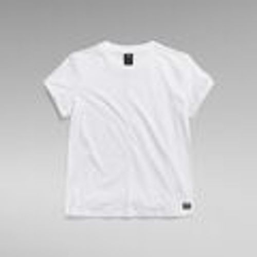 T-shirt & Polo D24499-4107 FRONT SEAM R T-110 WHITE - G-Star Raw - Modalova