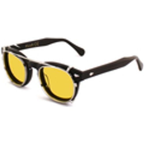 Occhiali da sole 8004 stile moscot CLIP-ON Clip on, /Giallo, 48 mm - XLab - Modalova