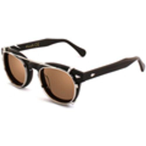 Occhiali da sole 8004 stile moscot CLIP-ON Clip on, /Marrone, 48 mm - XLab - Modalova