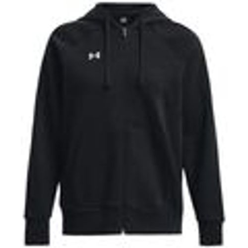 Felpa Maglia Rival Fleece Full-Zip Donna Black/White - Under Armour - Modalova