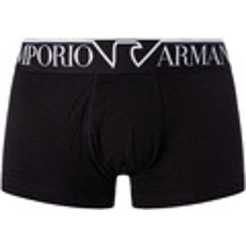 Mutande uomo Boxer Mega Logo In Cotone Organico - Emporio Armani - Modalova