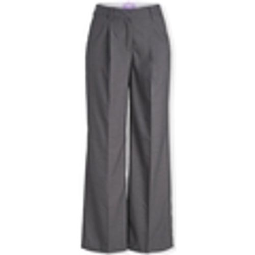 Pantaloni Noos Ellis Wide Trousers - Dark Grey Melange - Jjxx - Modalova