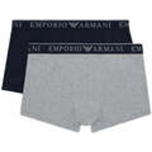 Boxer 2 Pack Endurance Boxer - Grey Marl/Navy - Emporio Armani - Modalova