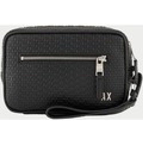 Borsa Shopping Beauty Case uomo con logo - EAX - Modalova