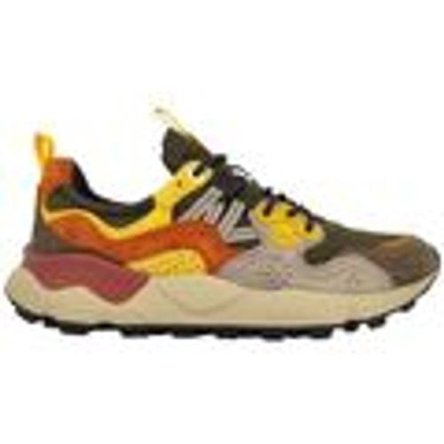 Sneakers Scarpe Yamano 3 Uomo Grey/Yellow - Flower Mountain - Modalova