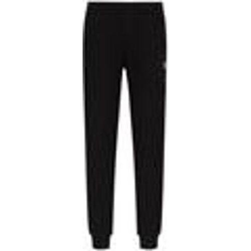 Pantaloni Sportivi Logo Series Cotton Blend Joggers Black - Ea7 Emporio Armani - Modalova