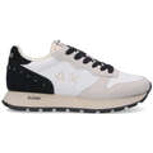 Sneakers basse sneaker Ally Studs bianca nera con borchie - Sun68 - Modalova