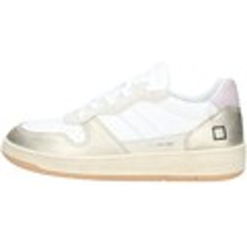 Sneakers alte COURT 2.0 LAMINATED WHITE-PLATINUM - Date - Modalova