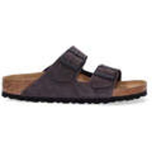 Scarpe ciabatta Arizona camoscio scuro - Birkenstock - Modalova