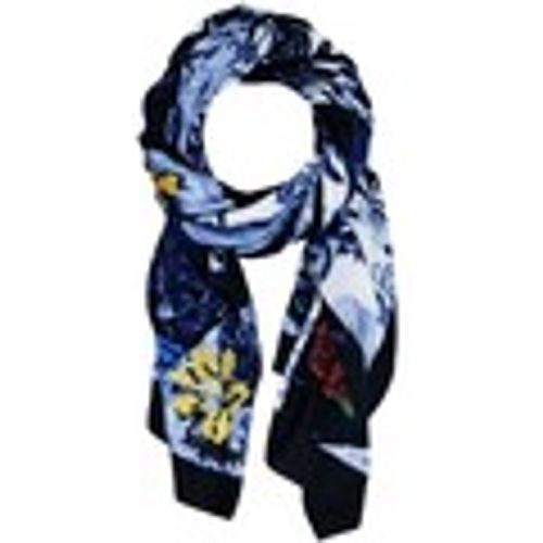 Sciarpa FOU_DENIM FLOWERS RECTANGL 24WAWA12 - Desigual - Modalova