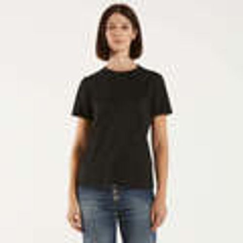 T-shirt t-shirt Jersey nera girocollo - Dondup - Modalova