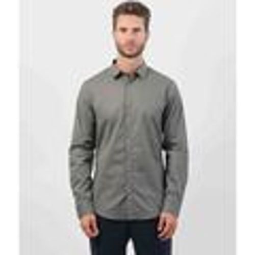 Camicia a maniche lunghe Camicia Armani slim fit in popeline di cotone stretch - EAX - Modalova