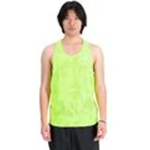 T-shirt senza maniche Q SPEED JACQUARD SINGLET - New Balance - Modalova