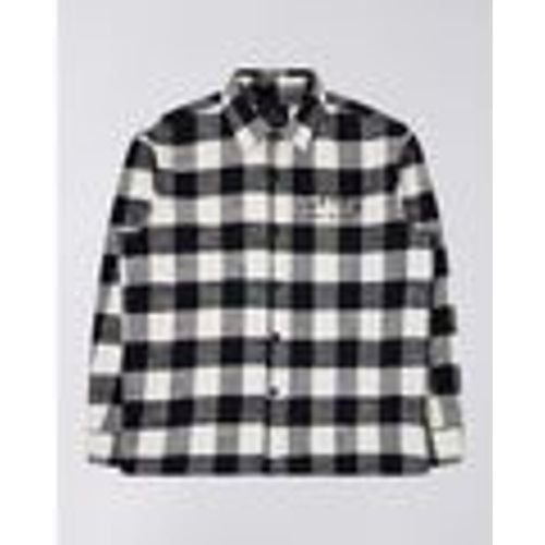 Camicia a maniche lunghe I034100.0D2.67.-BLACK/WHITE - Edwin - Modalova