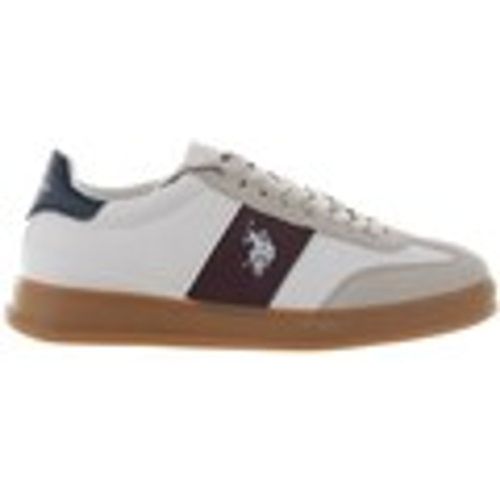 Sneakers Sneaker in ecopelle con tallone a contrasto - U.S Polo Assn. - Modalova