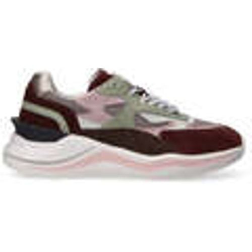 Sneakers basse D.A.T.E. sneaker fuga bordeaux verde - Date - Modalova