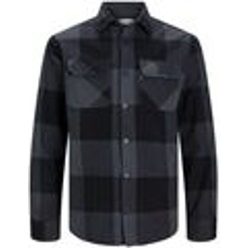 Camicia a maniche lunghe 12248409 DARREN-ASPHALT - jack & jones - Modalova