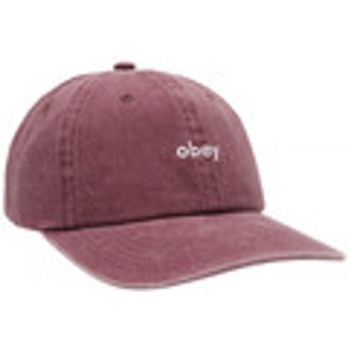 Cappellino Pigment lowercase 6 panel stra - Obey - Modalova