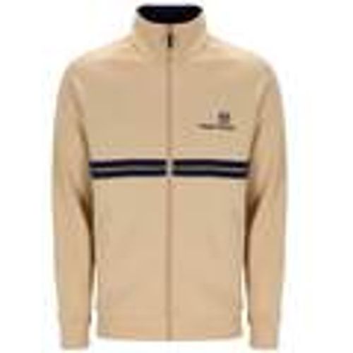 Giacca Sportiva New Dallas Track Top Jacket Latte/Maritime Blue - Sergio Tacchini - Modalova