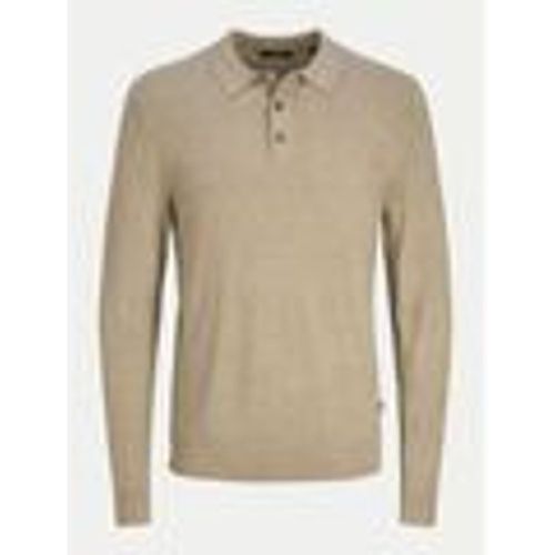 Maglione 12259650 WILLIAM POLO-GREIGE MELANGE - jack & jones - Modalova