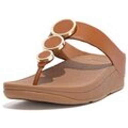 Infradito HALO LEATHER TOE-POST SANDALS LIGHT TAN - FitFlop - Modalova