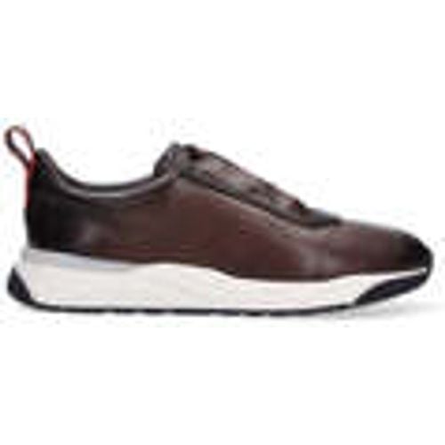 Sneakers sneaker pelle testa di moro - Santoni - Modalova