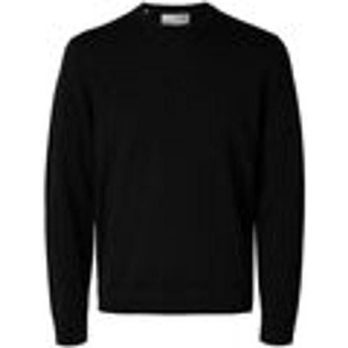 Maglione 16094647 MERINO CREW-BLACK - Selected - Modalova