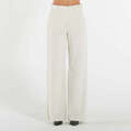 Pantaloni pantalone wide leg in velluto panna - Max Mara - Modalova