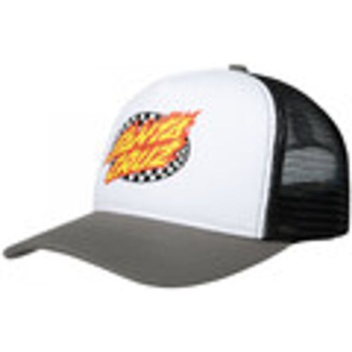 Cappellino Oval check flame - Santa Cruz - Modalova