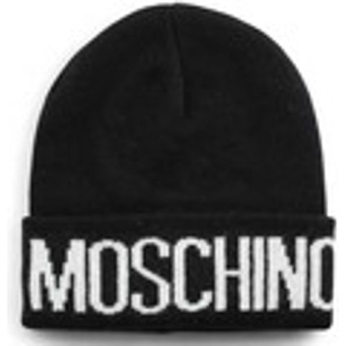 Cappelli cappello lana logo bianco - Moschino - Modalova