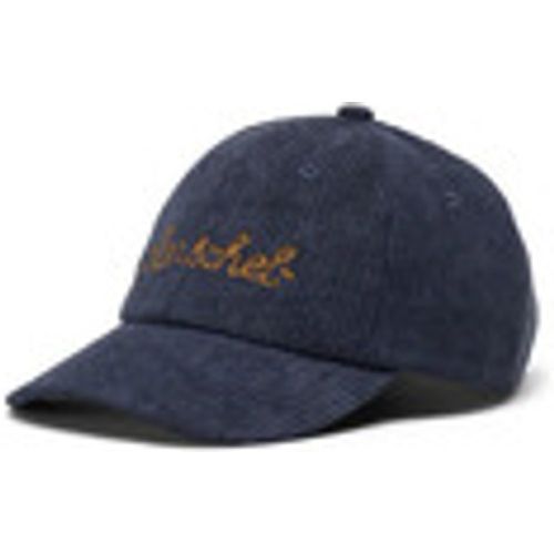 Cappellino Sylas Corduroy Chain Stitch Black Iris/Golden Yellow - Herschel - Modalova