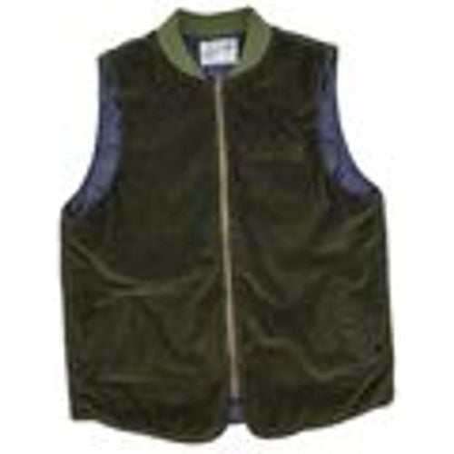 Gilet / Cardigan Gilet Corduroy Trapunta Bear Uomo Green - Bl'ker - Modalova