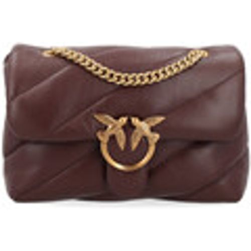 Borsette Borsa Classic Love Bag Puff in nappa morbida bordeaux - pinko - Modalova