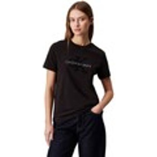 T-shirt Chenille Monologo Re - Ck Jeans - Modalova