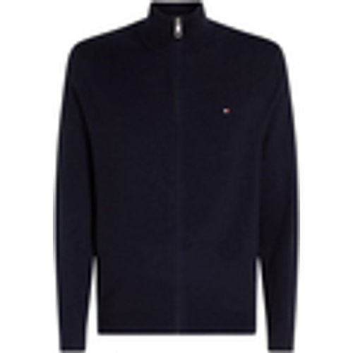 Polo Cardigan blu navy con mini logo - Tommy Hilfiger - Modalova