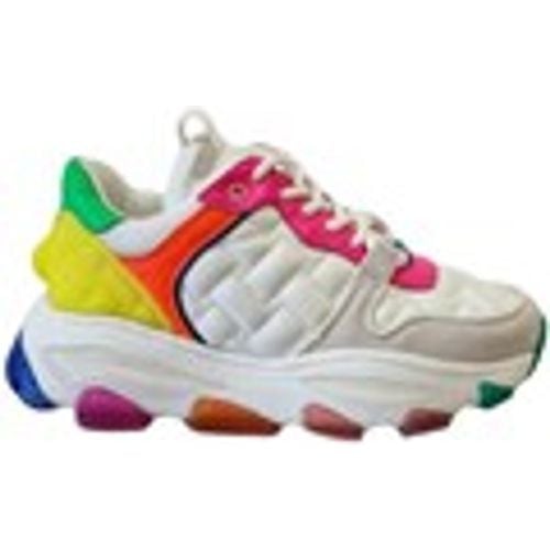 Sneakers Sneakers in pelle Bianca e multicolor - KG by Kurt Geiger - Modalova